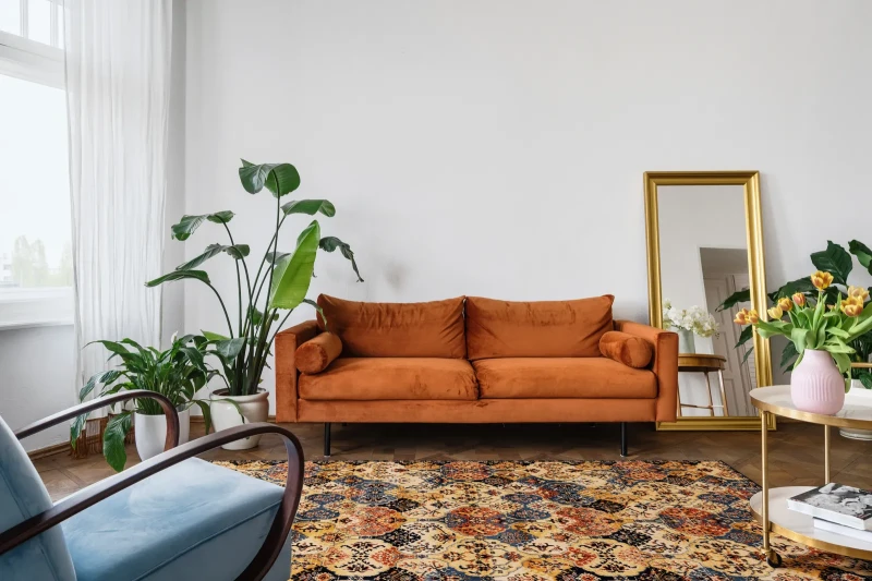 Dywan tradycyjny FD Optimal Vivina wielokolorowy w salonie