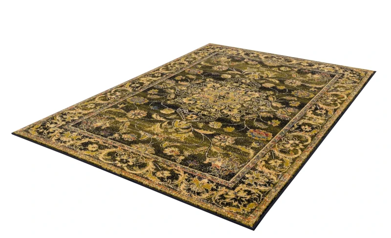 Rzut z boku na dywan tradycyjny FD Optimal Marat limonka