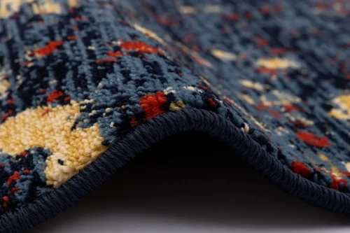 Runo i bok dywanu nowoczesnego FD Optimal Denver błękit