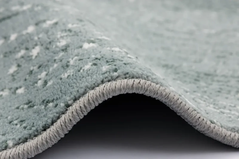 Obszycie i runo dywanu nowoczesnego FD Sensi Pasada miętowy