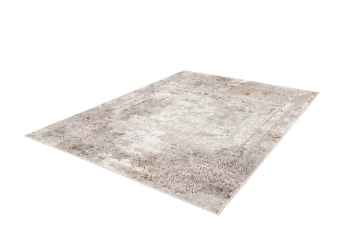 Rzut z boku dywanu vintage FD Sensi Slatina jasny beż