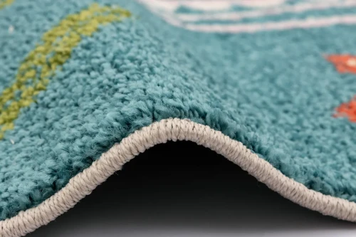 Obszycie i runo dywanu dziecięcego FD Funky Top Arctica lazurowy