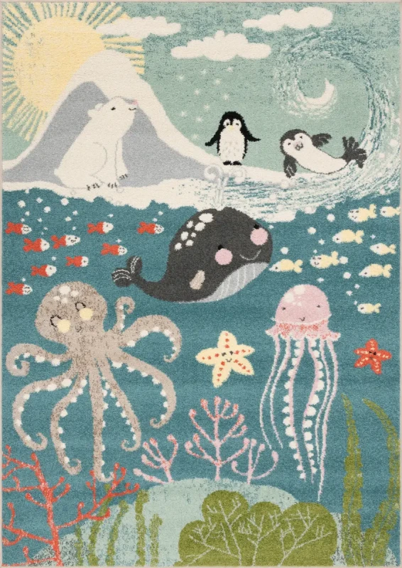 Dywan dziecięcy FD Funky Top Arctica lazurowy