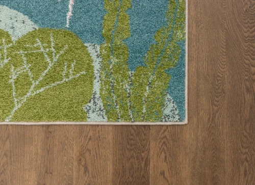 Róg dywanu dziecięcego FD Funky Top Arctica lazurowy