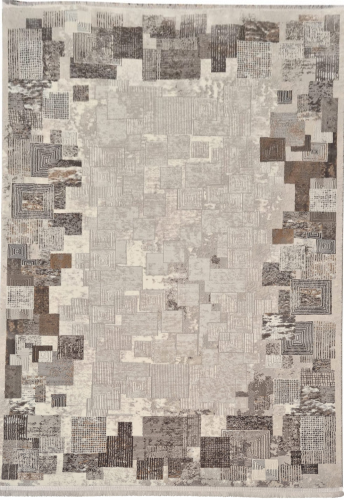 Dywan nowoczesny geometryczny Exclusive 234 beżowo-złoty