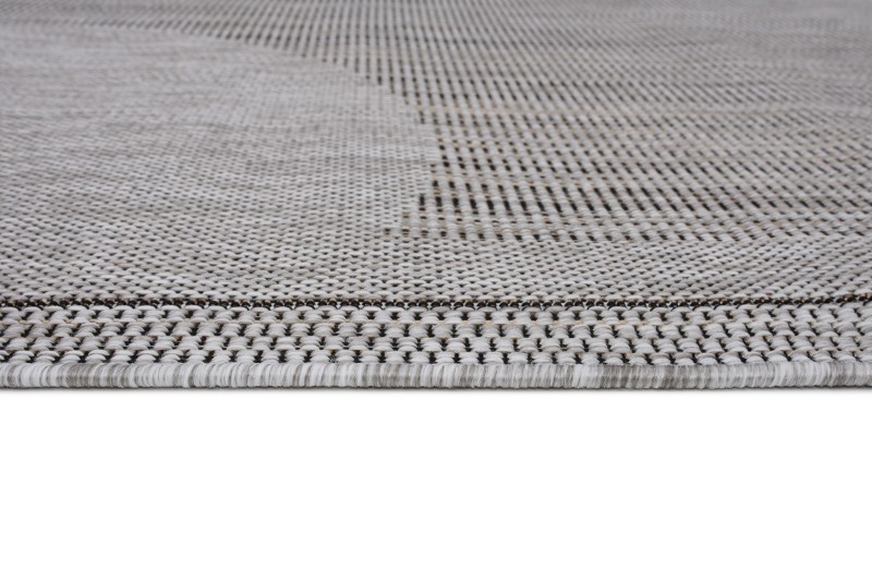 Obszycie i struktura dywanu zewnętrznego Indoor and Outdoor KH80A gray Melissa MAA