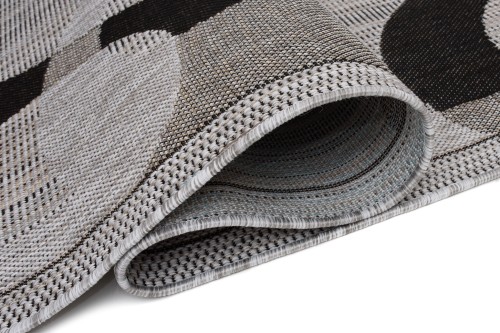 Spód i struktura dywanu zewnętrznego Indoor and Outdoor KH80A gray Melissa MAA
