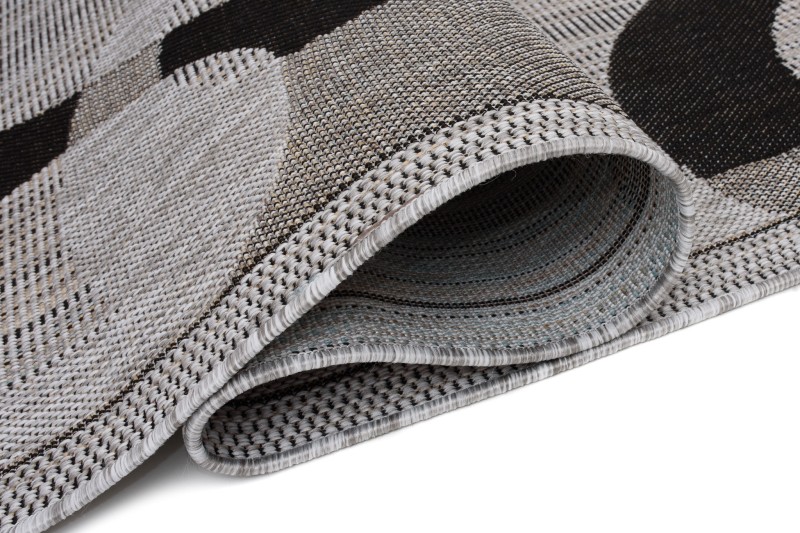 Spód i struktura dywanu zewnętrznego Indoor and Outdoor KH80A gray Melissa MAA