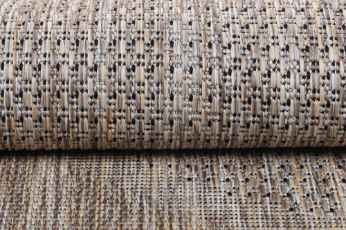 Struktura dywanu okrągłego zewnętrznego Indoor and Outdoor KE63A brown Melissa MAA