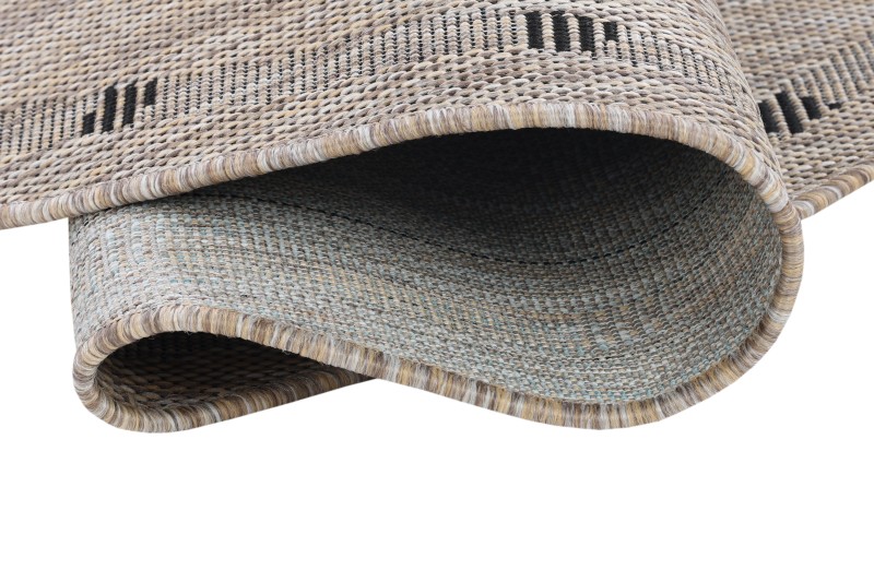 Spód dywanu okrągłego zewnętrznego Indoor and Outdoor KE63A brown Melissa MAA