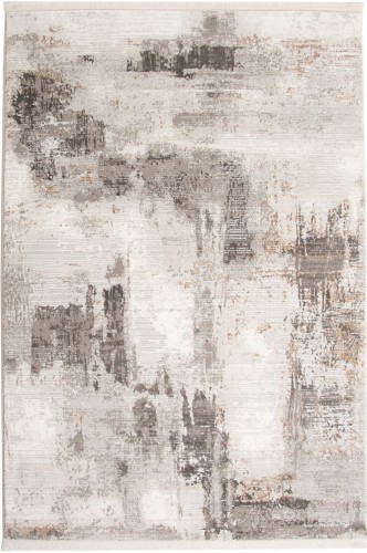 Dywan nowoczesny z frędzlami Exclusive 167 brązowo-złoty