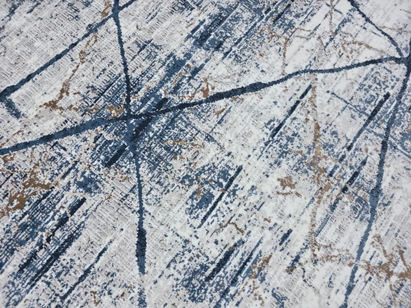 Runo dywanu nowoczesnego Exclusive 339 granatowego