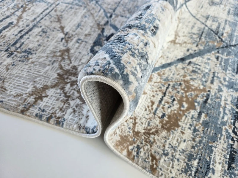 Bok dywanu nowoczesnego Exclusive 339 granatowego