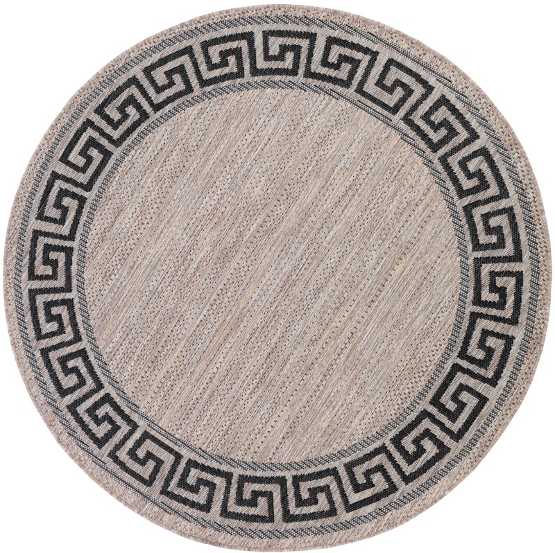 Dywan okrągły zewnętrzny Indoor and Outdoor KF91A brown Melissa MAA