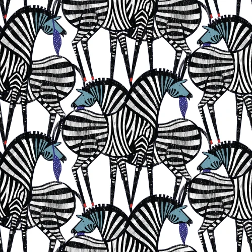 Tapeta młodzieżowa  Dancing Zebras.webp