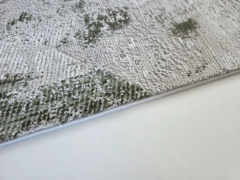 Brzeg  dywanu vintage Exclusive 393 kremowo-zielonego