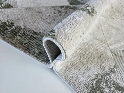 Bok dywanu vintage Exclusive 393 kremowo-zielonego