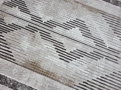 Runo dywanu nowoczesnego Exclusive 520 beżowo-brązowego