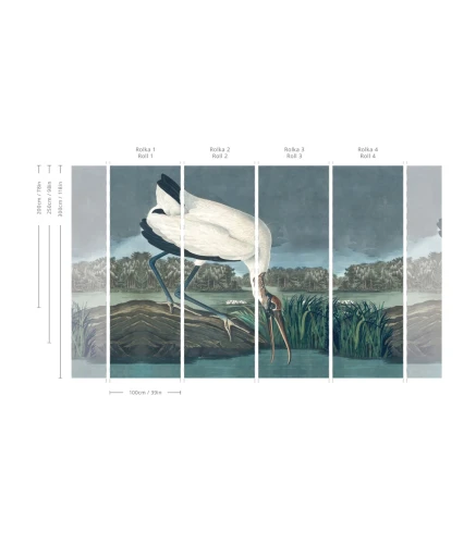 Wymiary tapety muralu Stork.webp