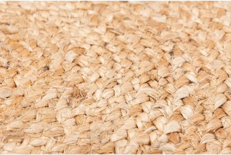 Splot dywanu  z juty ażur beżowego