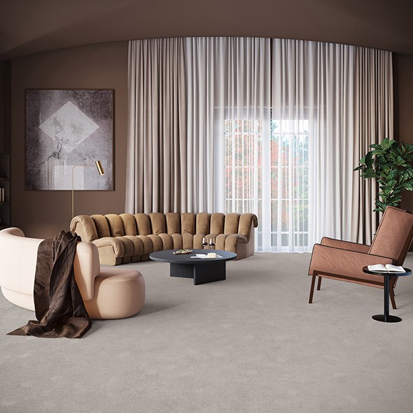 Wykładzina dywanowa AW Sensation 49 (obiektowa) w pokoju