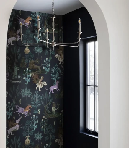 tapeta-do przedpokoju-botanic-beast-purple