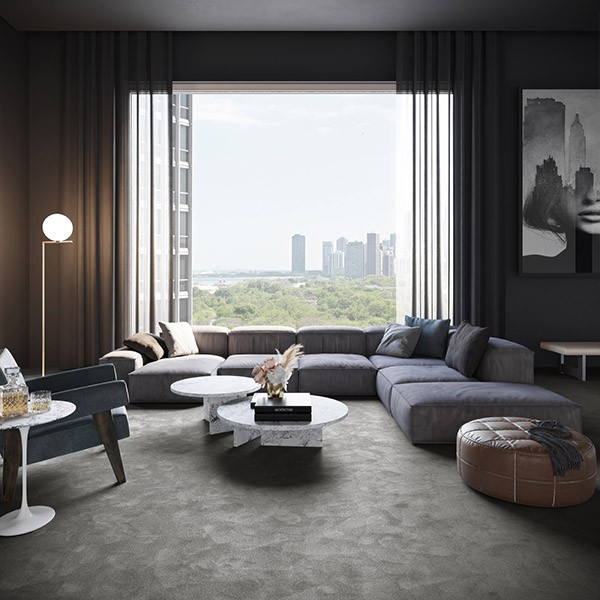 Wykładzina dywanowa AW Sensation 97 (obiektowa) w pokoju