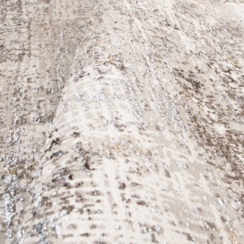 Zbliżenie runa dywanu Boston I161B kremowo-brązowego