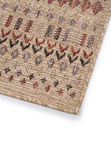 Obszycie i struktura dywanu zewnętrznego Indoor and Outdoor KV70A beige Yucana Tam