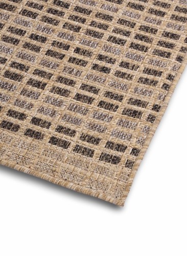 Obszycie i struktura dywanu zewnętrznego Indoor and Outdoor SG68A beige Yucana Tam