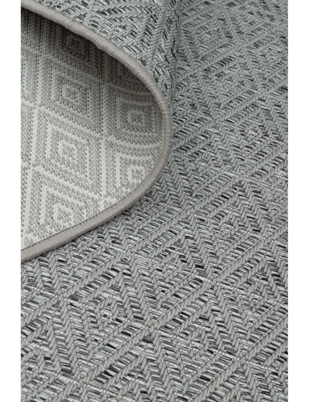 Wykładzina outdoor szara Ottowa kratka romby.webp
