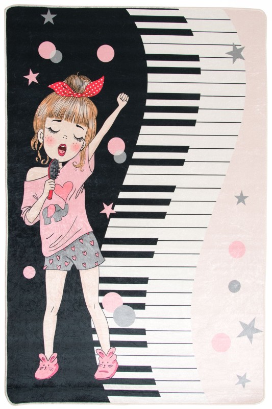 Dywan dla dzieci KIDS piosenkarka pianino _dywanywitek_pl_