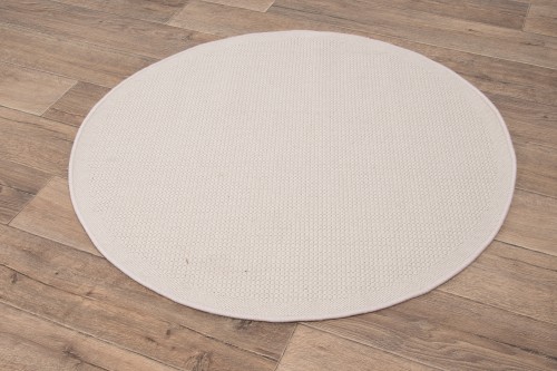 Dywan okrągły wełniany Dune Naturale 89863-68200 na podłodze