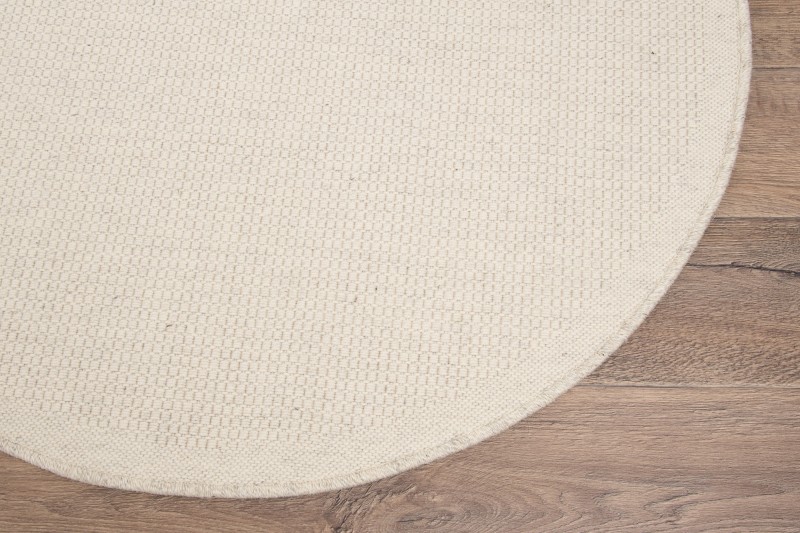 Dywan okrągły wełniany Dune Natural 89863-69400 obszycie