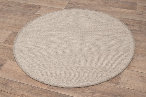 Dywan okrągły wełniany Dune Natural 89863-69500 na podłodze