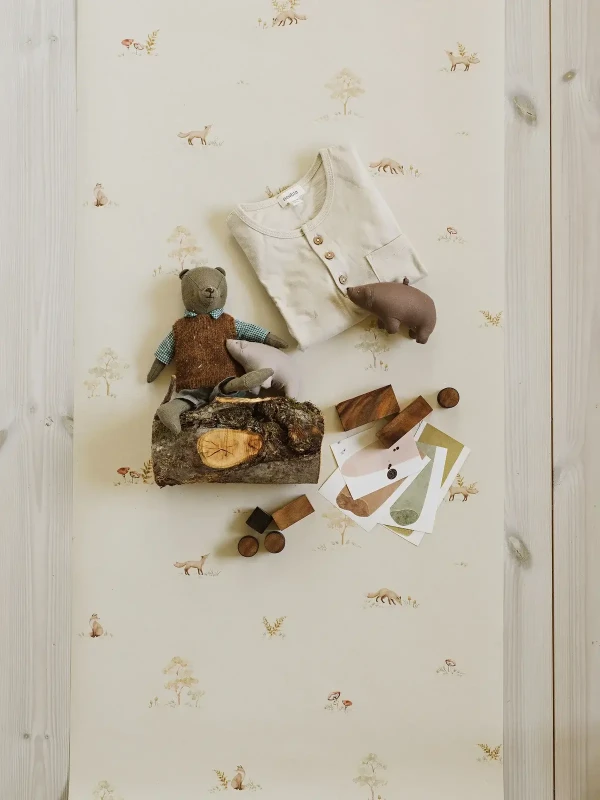 Inspiracje dla pokoju dziecka z tapetą liski Newbie 6923 Little Fox.webp