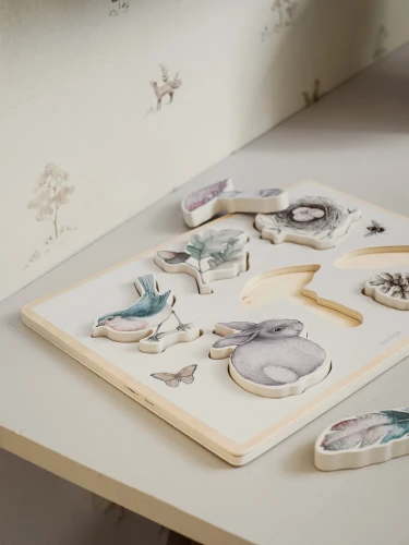 Tapeta z leśnymi zwierzetami dla dzieci Newbie 6923 Little Fox.webp