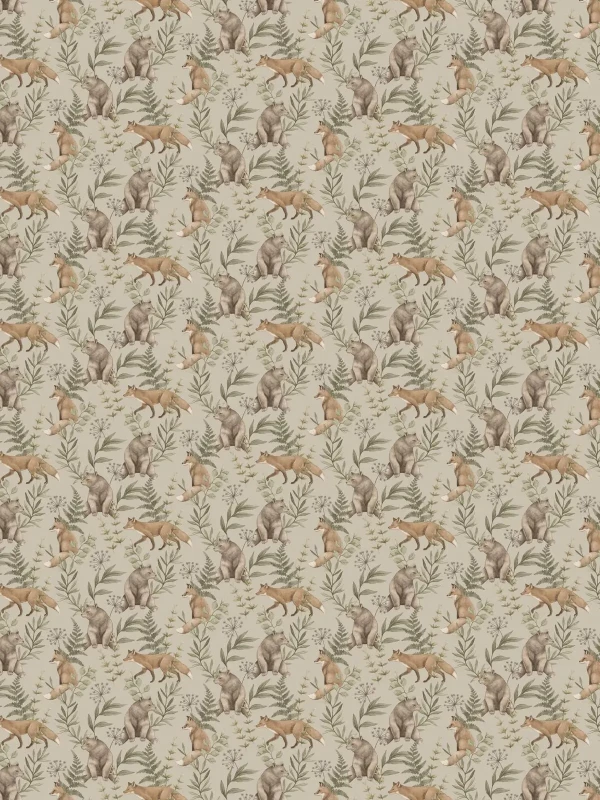 Tapeta dziecięca zwierzęta las Newbie 6921 Wild Forest.webp