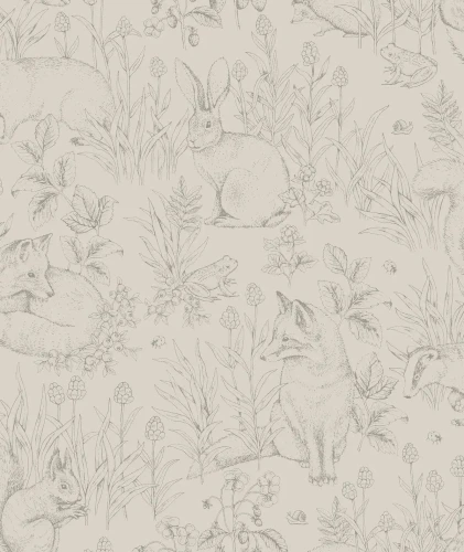 Tapeta leśne zwierzęta Newbie 6922 Forest Friends.webp