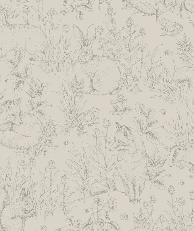 Tapeta leśne zwierzęta Newbie 6922 Forest Friends.webp