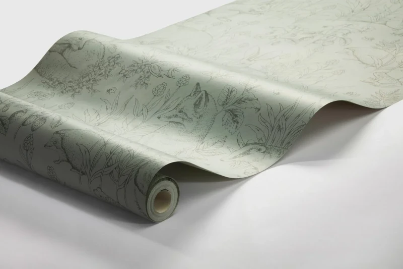 Tapeta dziecięca w stylu skandynawskim Newbie 7477 Forest Friends.webp