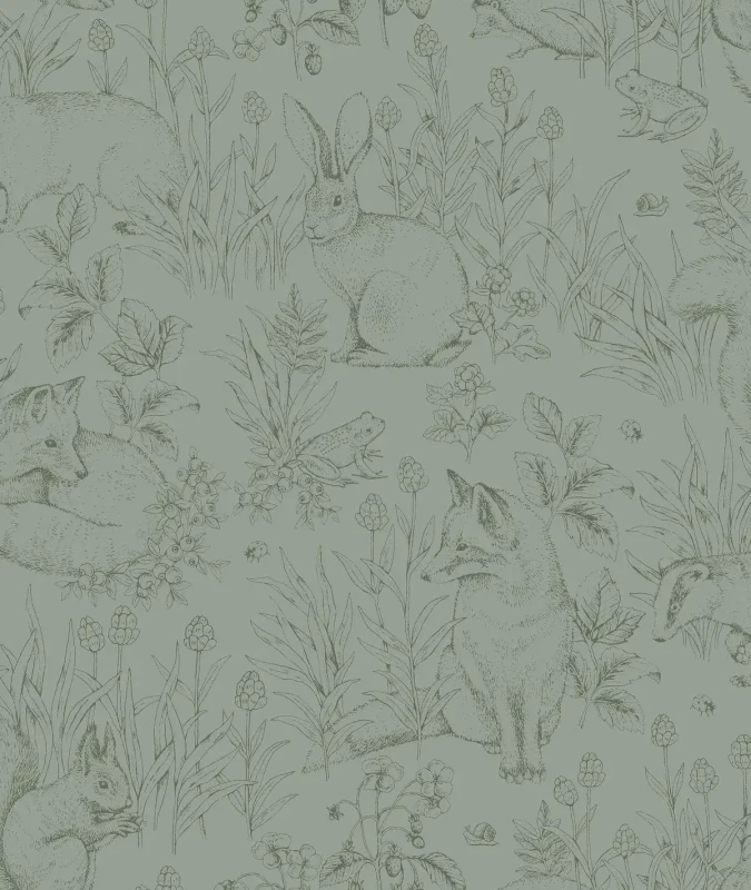 Tapeta leśne zwierzęta Newbie 7477 Forest Friends.webp