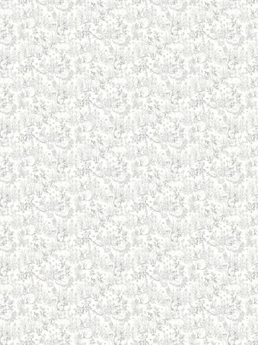 Tapeta do pokoju dziecięcego czarno-biała Newbie 7478 Forest Friends.webp