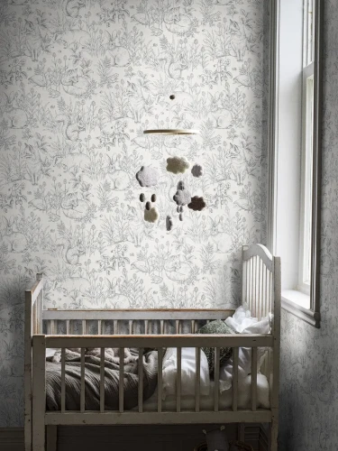 Tapeta do pokoju niemowlaka Newbie 7478 Forest Friends.webp