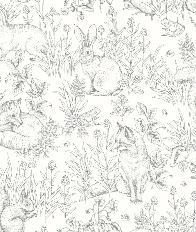 Tapeta leśne zwierzęta Newbie 7478 Forest Friends7478.webp