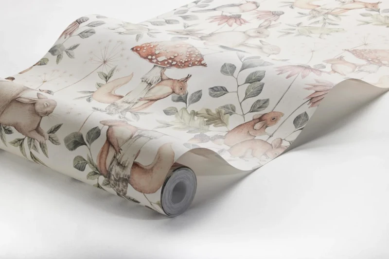 Tapeta dla dzieci z królikami Newbie 7483 Minou.webp