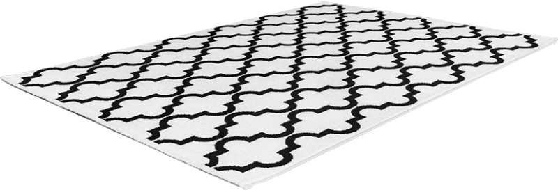 Dywan Obsession BLACK & WHITE 391 White