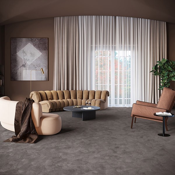 Wykładzina dywanowa AW Obsession 43  w sypialni