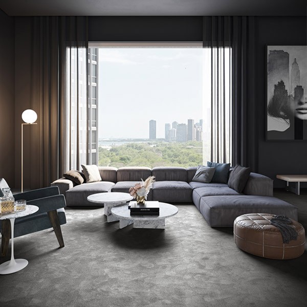 Wykładzina dywanowa AW Obsession 97 w salonie