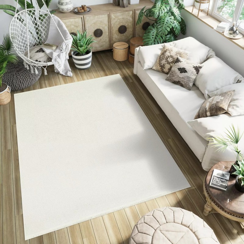 Dywan nowoczesny P113L white Agra w aranżacji